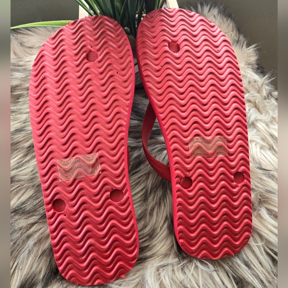Polo flip flops sz 7-8 Red - Picture 3 of 3